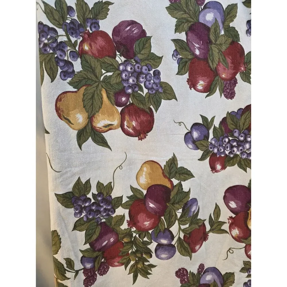 Vintage Avon Fruit Tablecloth 78